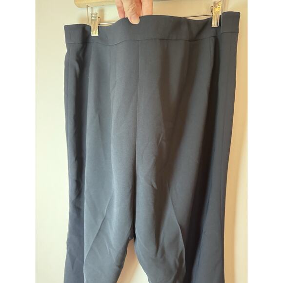 Lafayette 148 Straight Leg Pants RN95135 Navy 18W - Picture 5 of 10